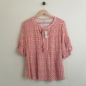 Max Studio Top Half Sleeve Size XS Bust 34-35 NWT